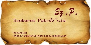 Szekeres Patrícia névjegykártya